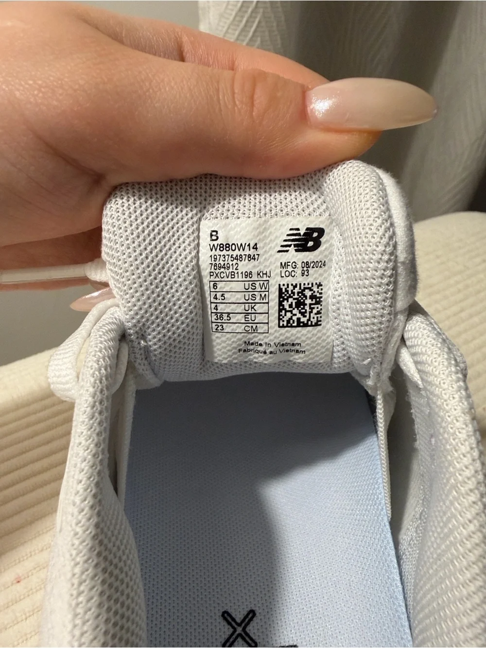 New Balance 880 Women’s Running Shoe - White